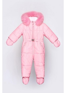 Cvetkov рожевий зимовий комбінезон для дівчинки Baby